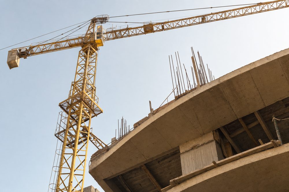 Construction activity in the Las Vegas Valley